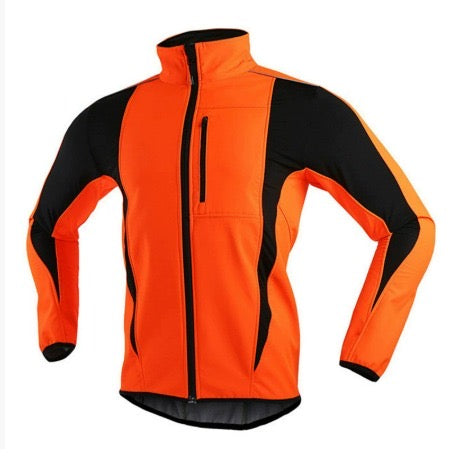 Chaqueta de ciclismo impermeable y cálida