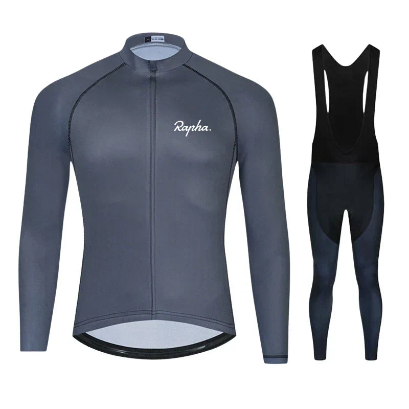Rapha | Conjunto de ciclismo profesional de manga larga – Versión forrada de polar