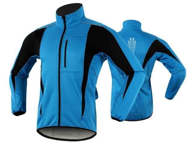 Chaqueta de ciclismo impermeable y cálida