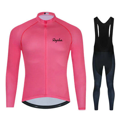 Rapha | Conjunto de ciclismo profesional de manga larga – Versión forrada de polar