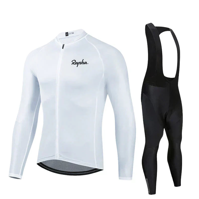 Rapha | Conjunto de ciclismo profesional de manga larga – Versión forrada de polar