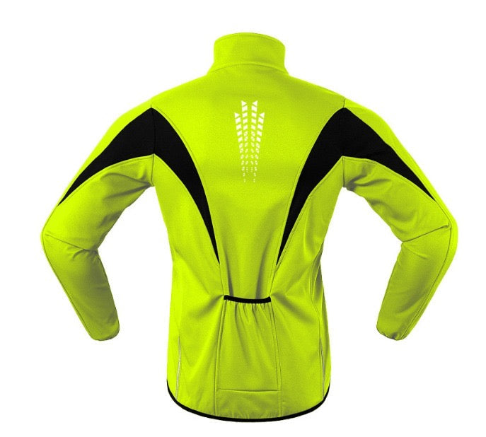 Chaqueta de ciclismo impermeable y cálida