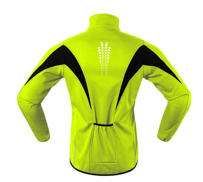 Chaqueta de ciclismo impermeable y cálida