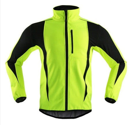 Chaqueta de ciclismo impermeable y cálida