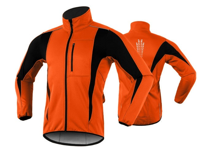 Chaqueta de ciclismo impermeable y cálida
