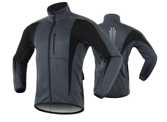 Chaqueta de ciclismo impermeable y cálida