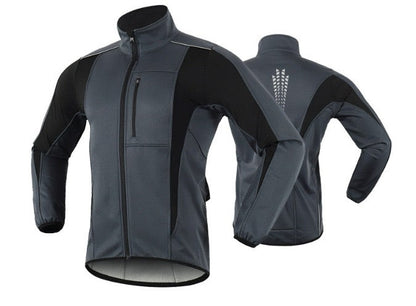 Chaqueta de ciclismo impermeable y cálida