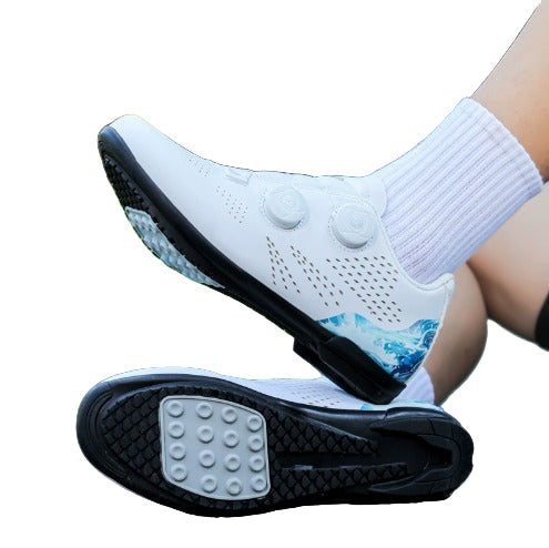 Zapatillas de ciclismo de carretera y suela antideslizante | Suela para pedales automáticos