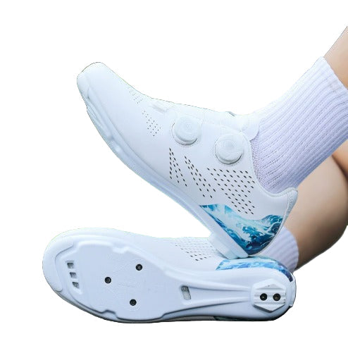 Zapatillas de ciclismo de carretera y suela antideslizante | Suela para pedales automáticos