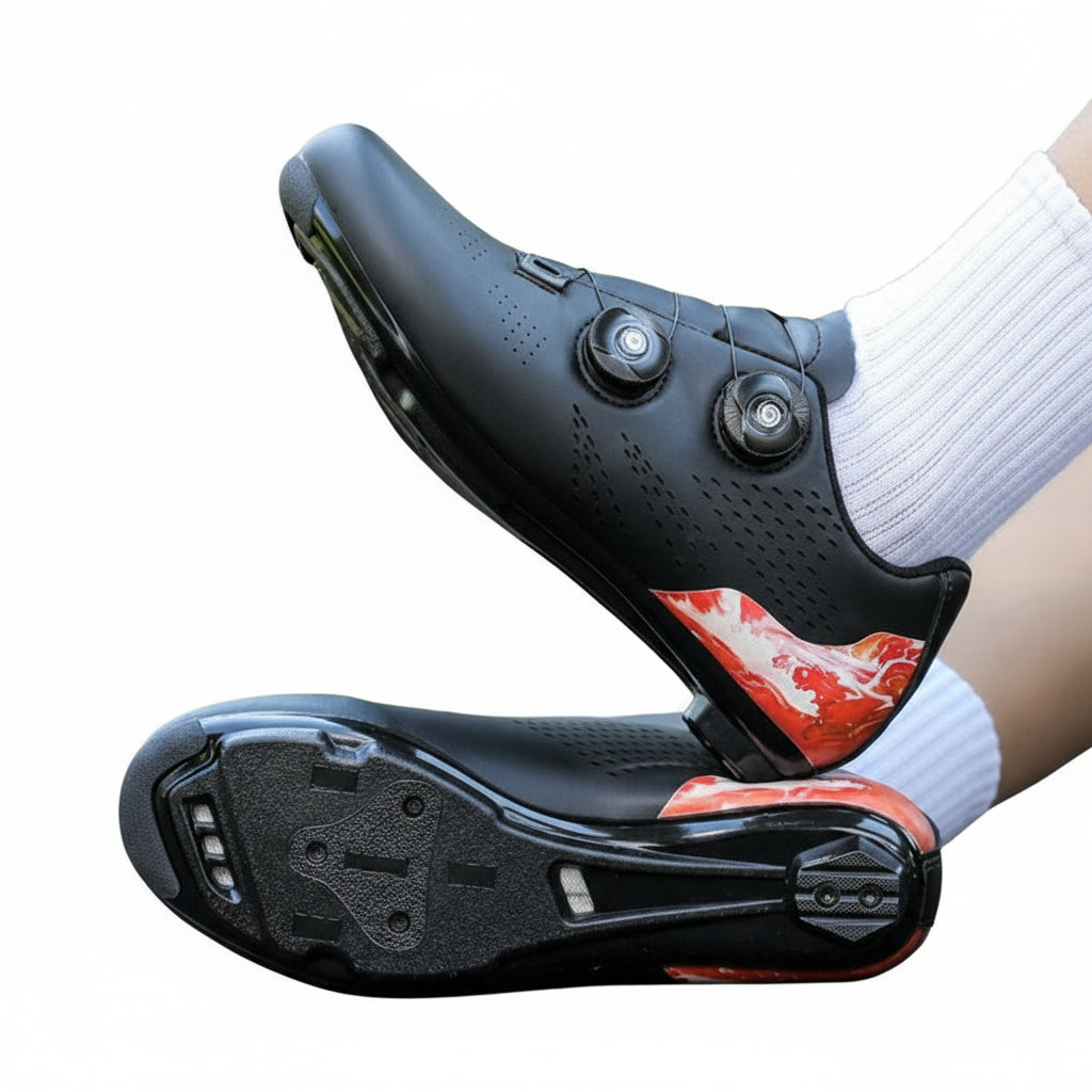 Zapatillas de ciclismo de carretera y suela antideslizante | Suela para pedales automáticos