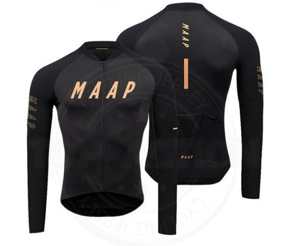 Maillot de ciclismo MAAP de mangas largas | Comodidad suave y secado rápido
