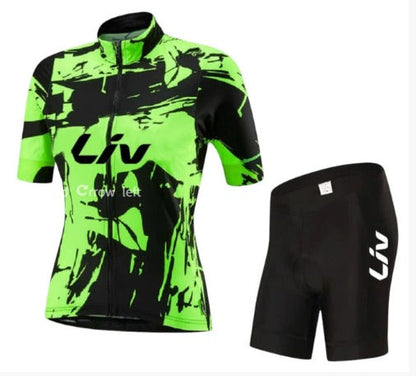 Conjunto de ciclismo BORA | Jersey de ciclismo de mangas cortas + culotte con tirantes