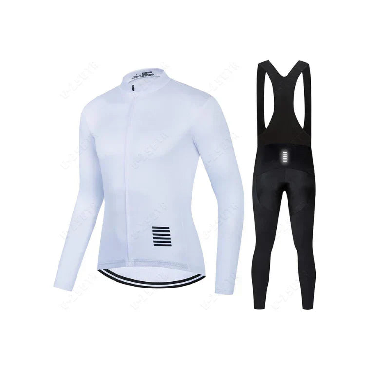 Conjunto de ciclismo profesional de mangas largas