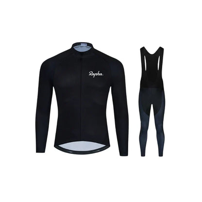 Rapha | Conjunto de ciclismo profesional de manga larga – Versión forrada de polar