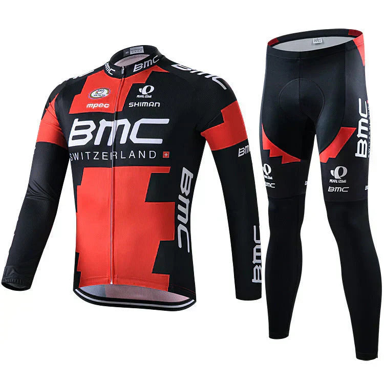 Camiseta de ciclismo profesional de manga larga