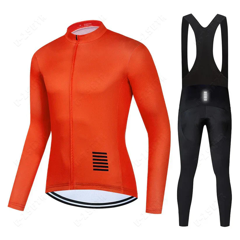 Conjunto de ciclismo de manga larga – versión con forro polar