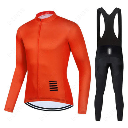 Conjunto de ciclismo de mangas largas