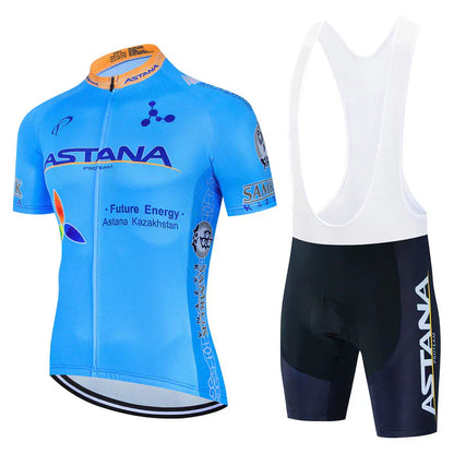 Astana | Conjunto de ropa para ciclistas profesionales