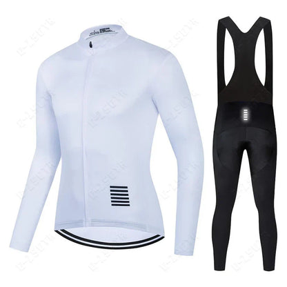 Conjunto de ciclismo de manga larga – versión con forro polar