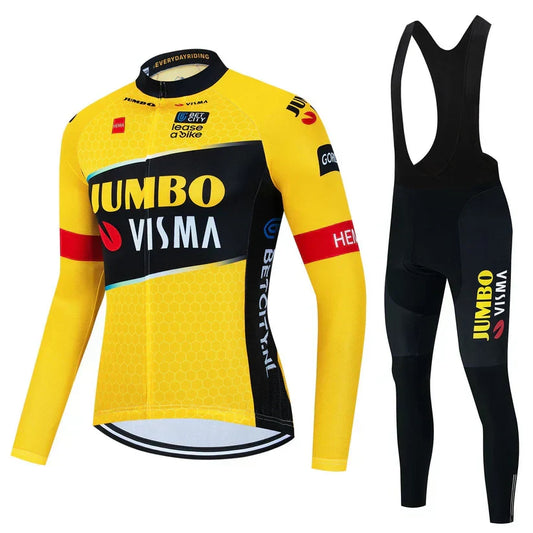 Jumbo Visma | Conjunto de ciclismo profesional de manga larga