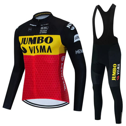 Jumbo Visma | Conjunto de ciclismo profesional de manga larga