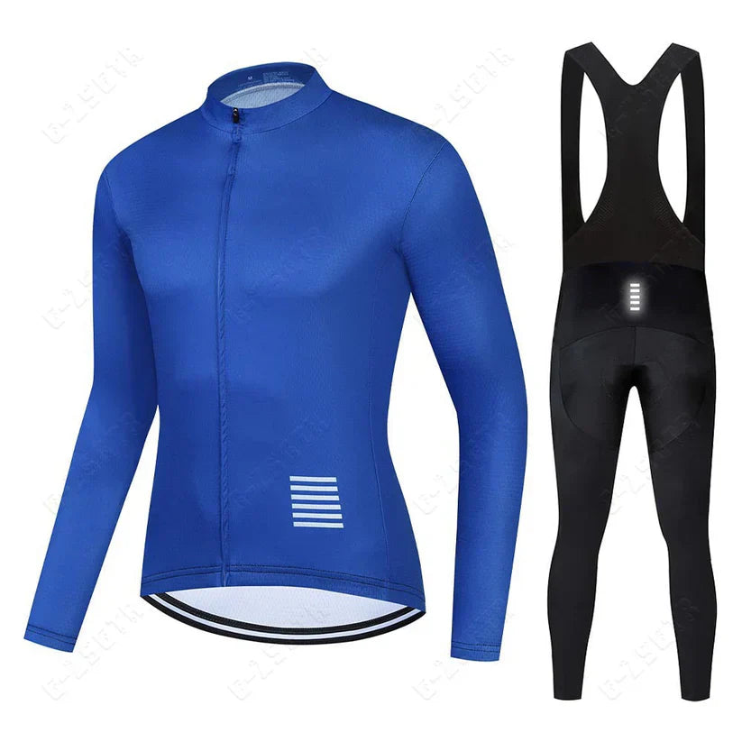 Conjunto de ciclismo de manga larga – versión con forro polar