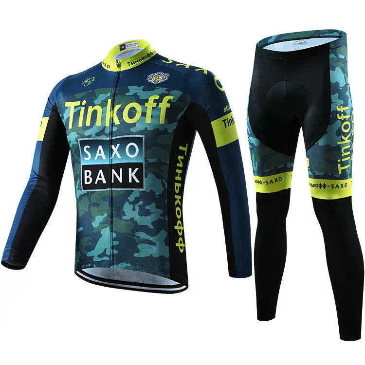 Camiseta de ciclismo profesional de manga larga