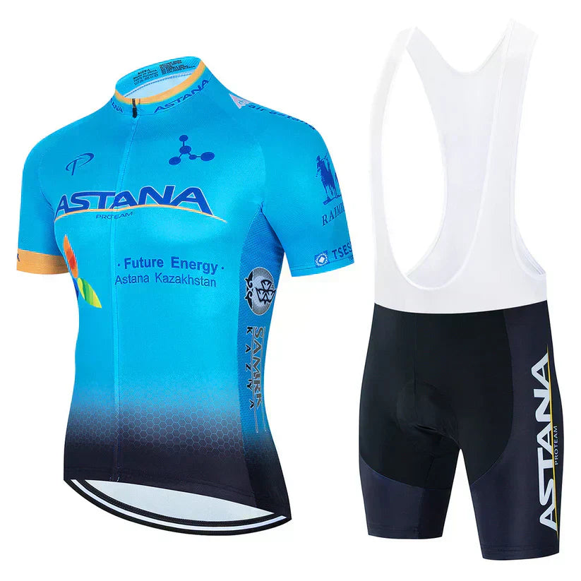 Astana | Conjunto de ropa para ciclistas profesionales