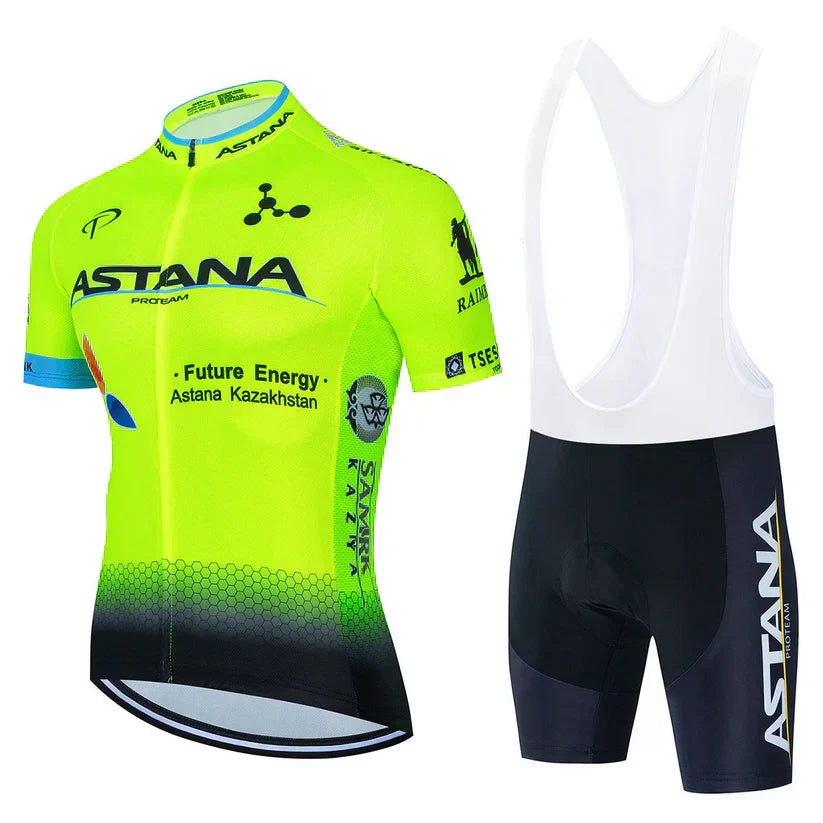 Astana | Conjunto de ropa para ciclistas profesionales