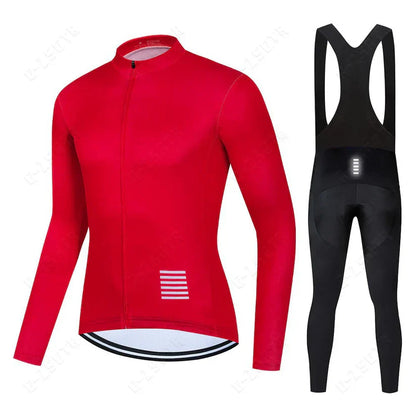 Conjunto de ciclismo de mangas largas
