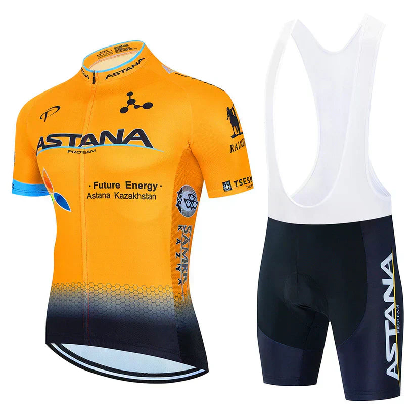 Astana | Conjunto de ropa para ciclistas profesionales