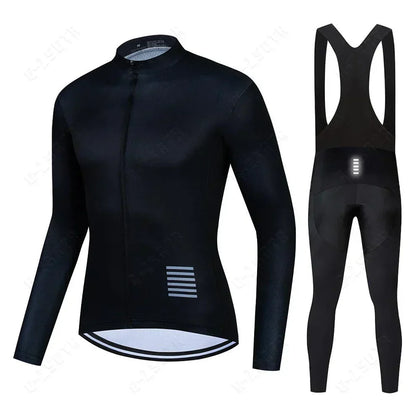 Conjunto de ciclismo profesional de mangas largas