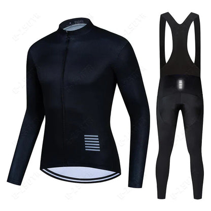 Conjunto de ciclismo de mangas largas
