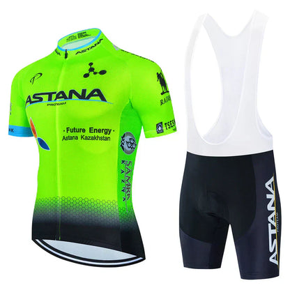 Astana | Conjunto de ropa para ciclistas profesionales