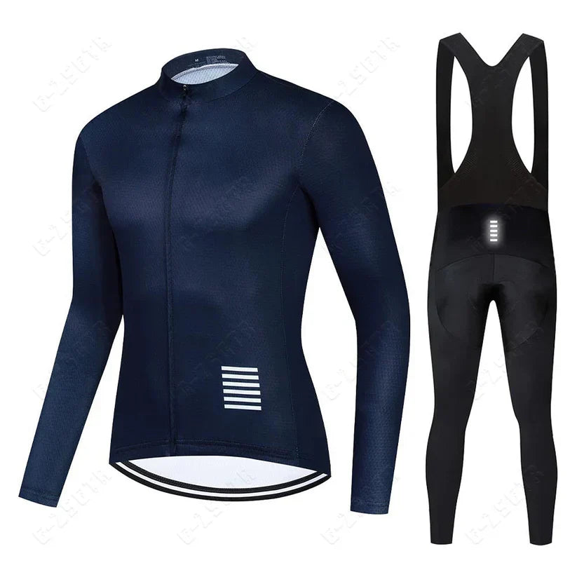 Conjunto de ciclismo de mangas largas