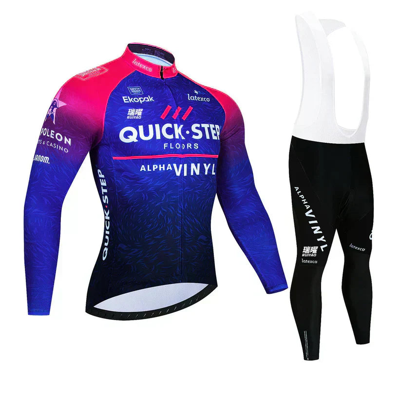 Quick Step | Kit de ciclismo profesional de manga larga