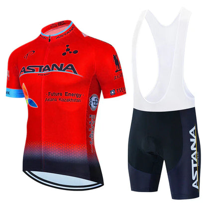 Astana | Conjunto de ropa para ciclistas profesionales